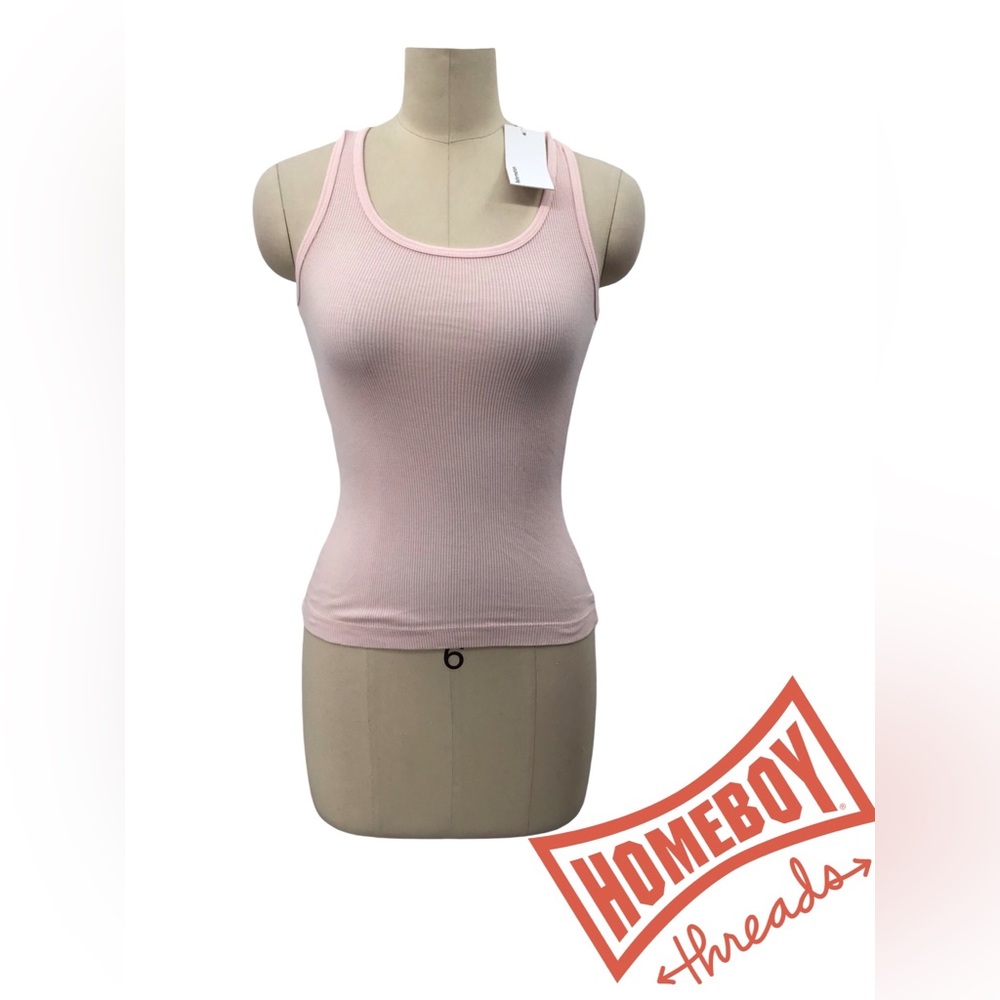 Pink‎ Ribbed Tank Top